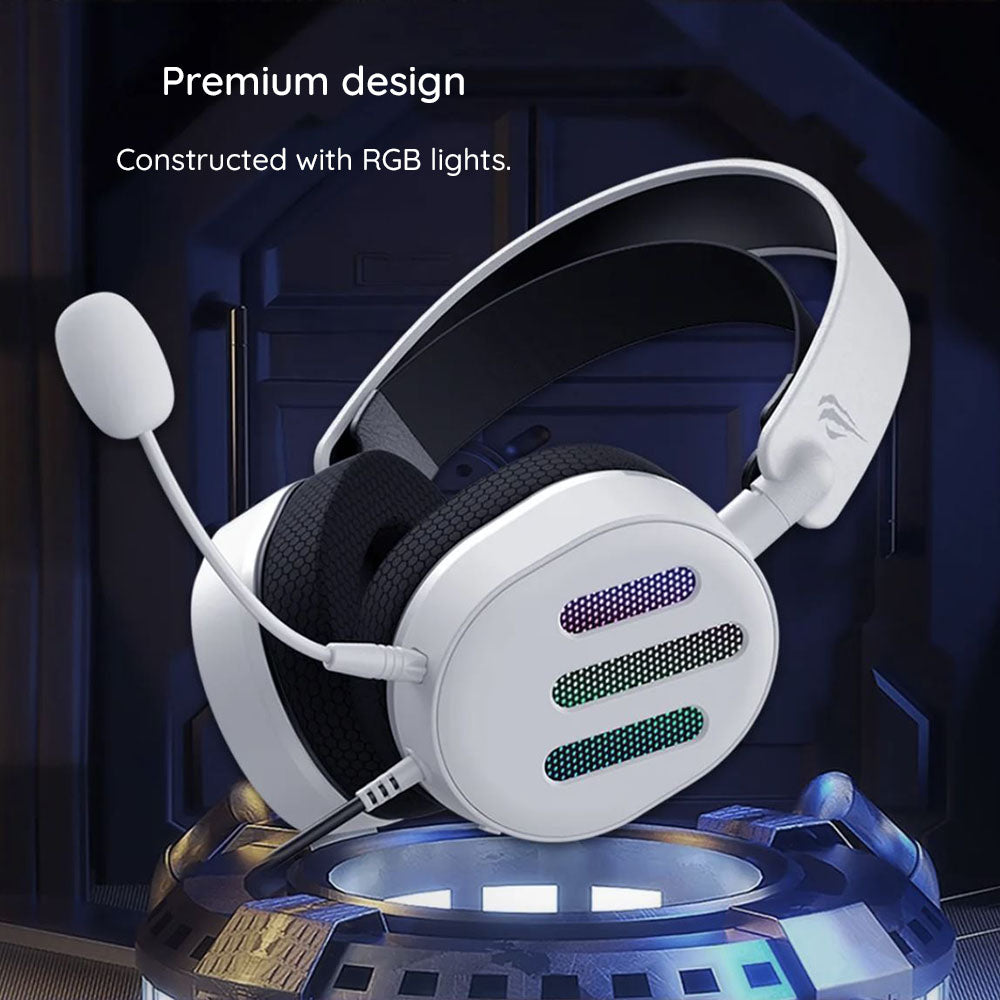 Ακουστικά Gaming USB HAVIT H2038U, RGB, 2m, Μαύρα