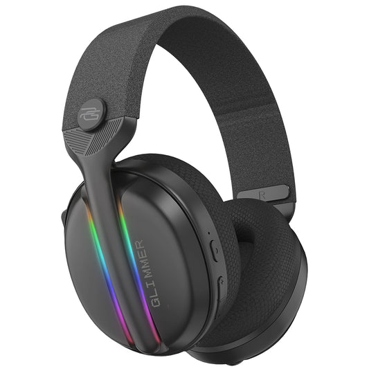 Ασύρματα Gaming Ακουστικά Proove Glimmer, RGB, BT / Wi-FI / Wired, Μαύρα WHGL00022001