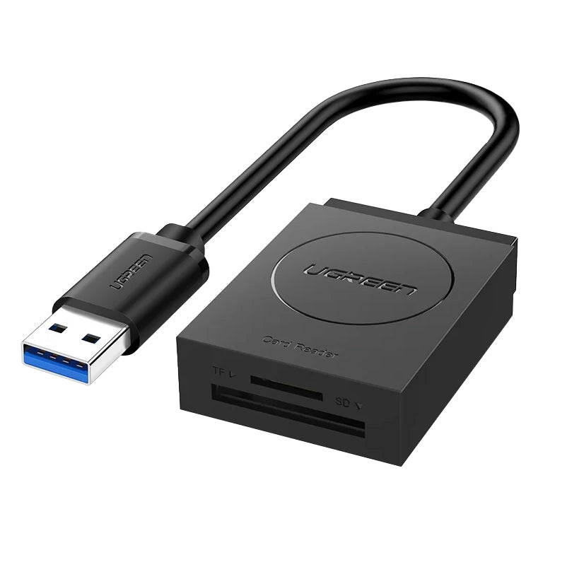 Αναγνώστης Καρτών USB 3.0 UGREEN CR127, SD - microSD, Μαύρο
