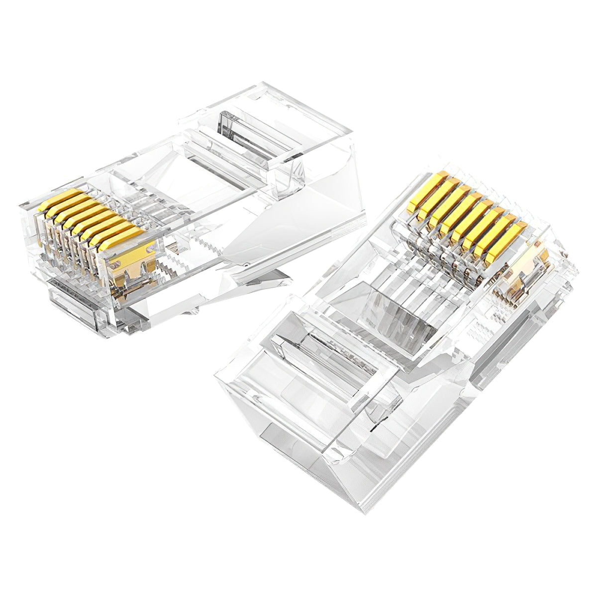 Σύνδεσμος δικτύου UGREEN NW120, RJ45, Cat6, σετ 100 τεμαχίων