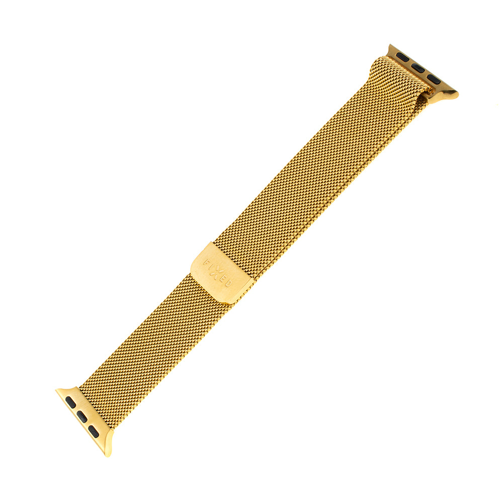 Λουράκι Fixed Mesh για Apple Watch 42mm / 41mm / 40mm / 38mm Series, Χρυσό
