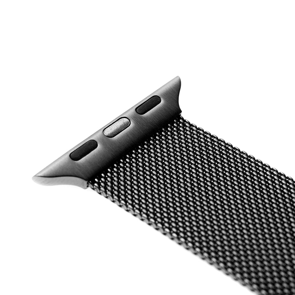 Λουράκι Fixed Mesh για Apple Watch 42mm / 41mm / 40mm / 38mm Series, Μαύρο
