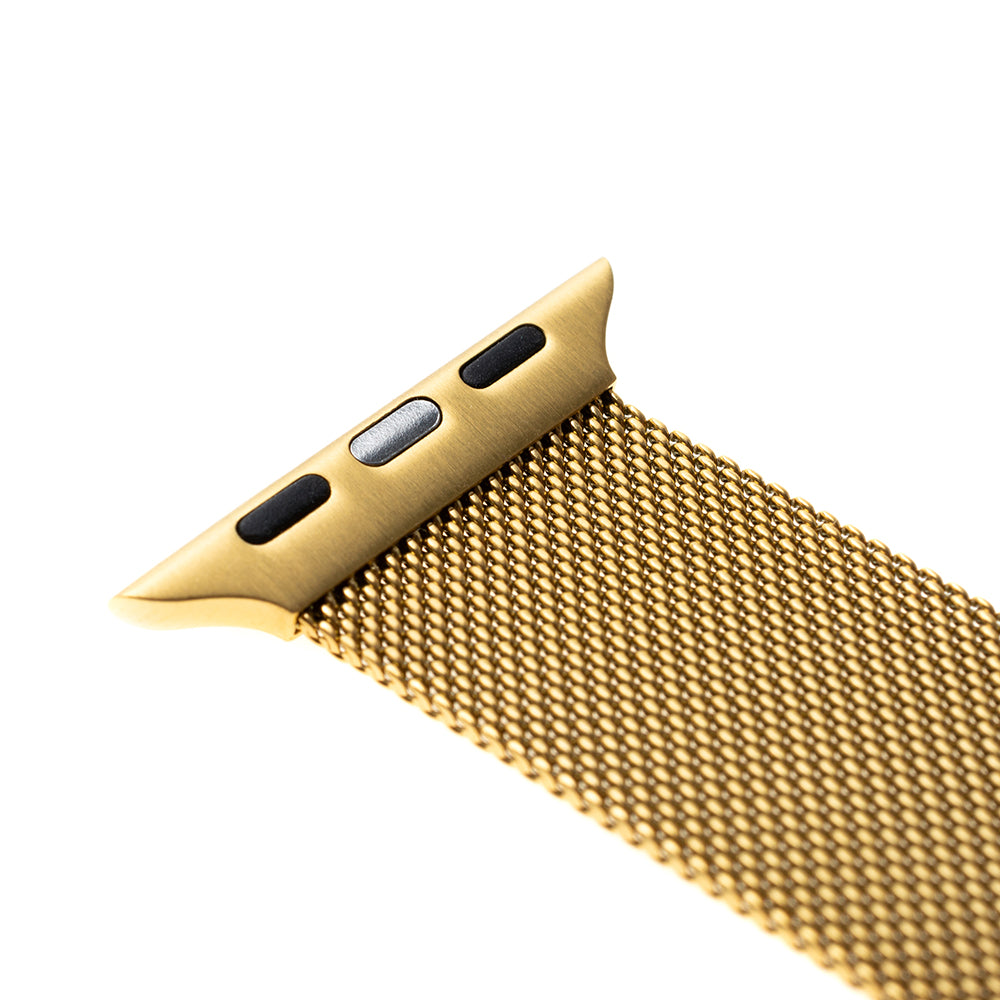 Λουράκι Fixed Mesh για Apple Watch 49mm / 46mm / 45mm / 44mm / 42mm Series, Χρυσό
