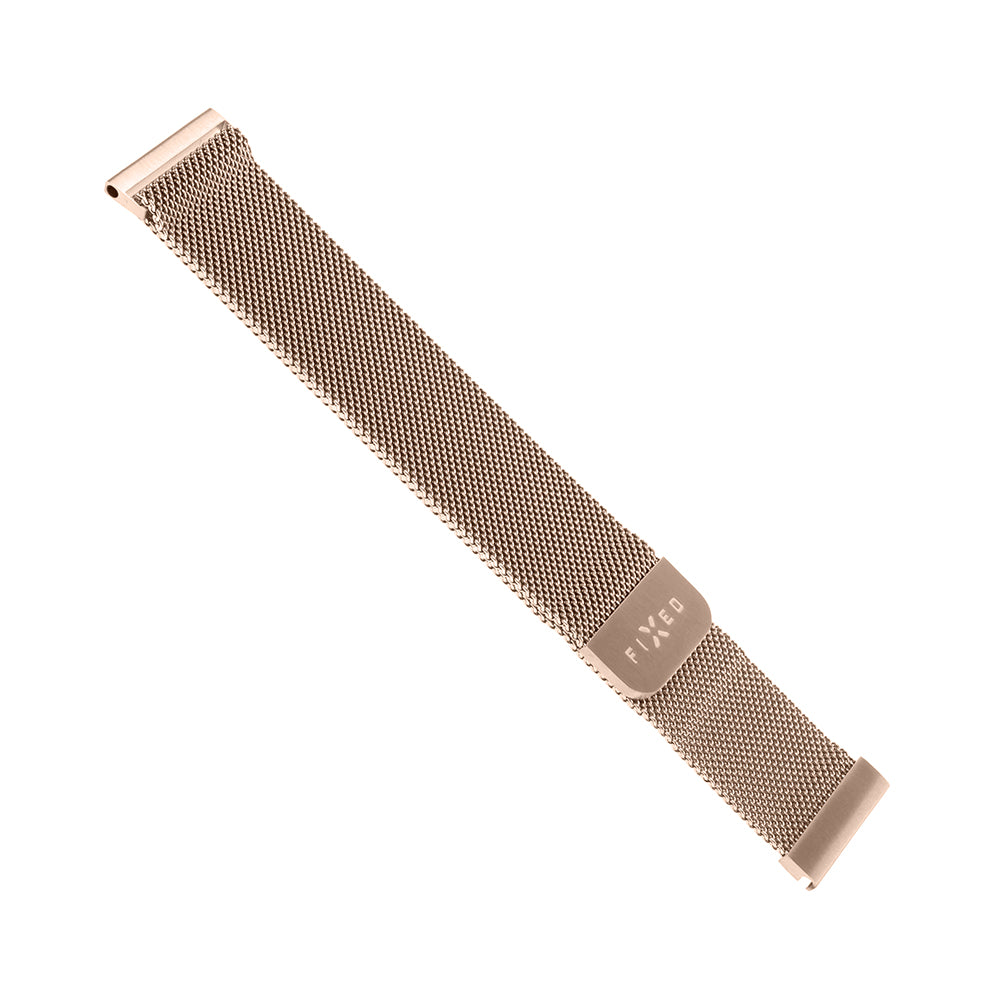 Λουράκι Fixed Mesh για Huawei Watch / Xiaomi Watch Series, 22mm, Ροζ Χρυσό
