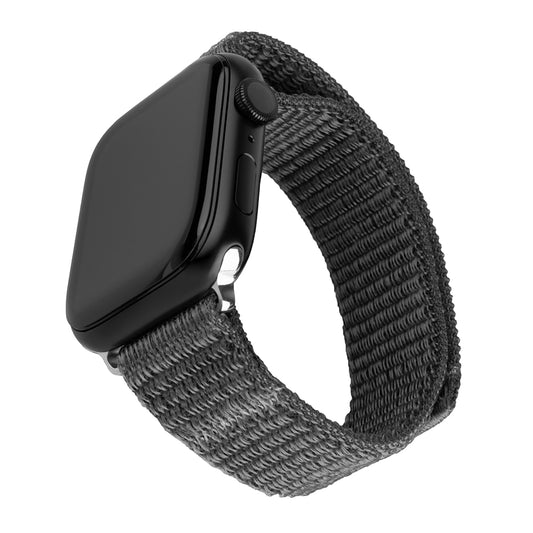 Λουράκι Fixed Nylon Sporty για Apple Watch 42mm / 41mm / 40mm / 38mm Series, Σκούρο Γκρι