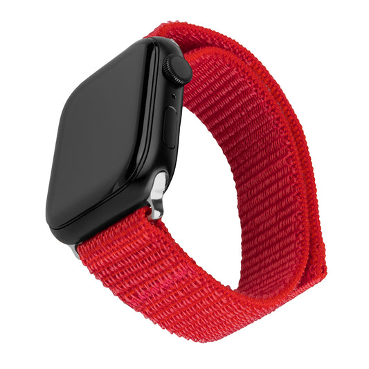 Λουράκι Fixed Nylon Sporty για Apple Watch 42mm / 41mm / 40mm / 38mm Series, Κόκκινο