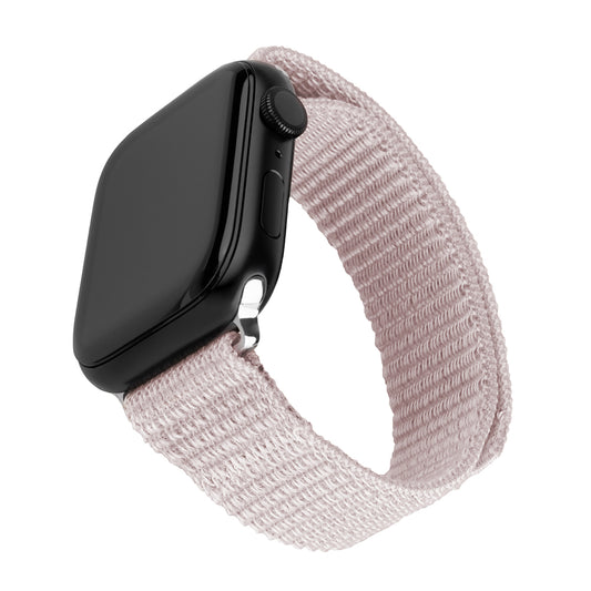Λουράκι Fixed Nylon Sporty για Apple Watch 49mm / 46mm / 45mm / 44mm / 42mm Series, Ροζ Χρυσό