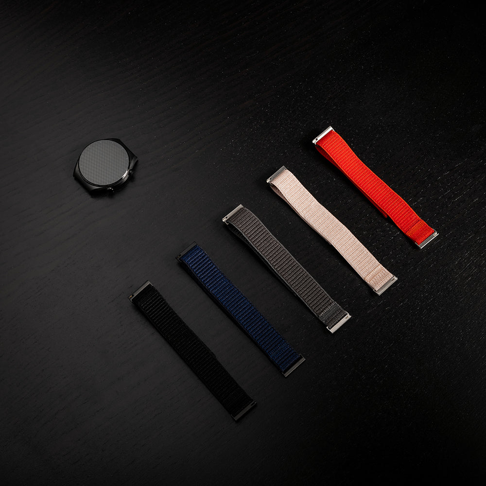 Λουράκι Fixed Nylon Sporty για Huawei Watch / Xiaomi Watch Series, 22mm, Μαύρο