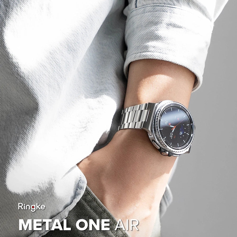 Λουράκι Ringke Metal One Air για Samsung Galaxy Watch8 / Watch8 Classic Series, Ασημί
