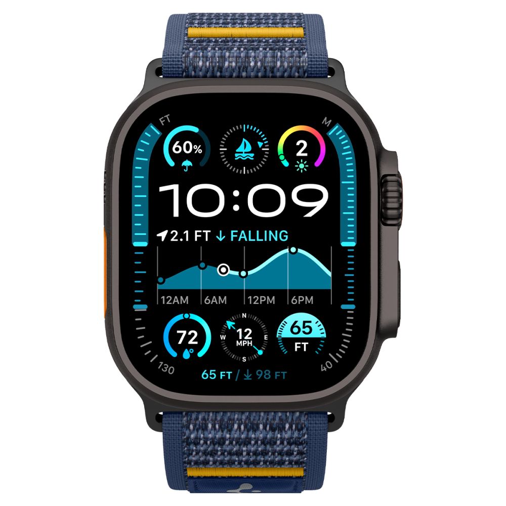 Λουράκι Spigen Athlex Air για Apple Watch 49mm / 46mm / 45mm / 44mm Series, Μπλε Ναυτικό AMP09036