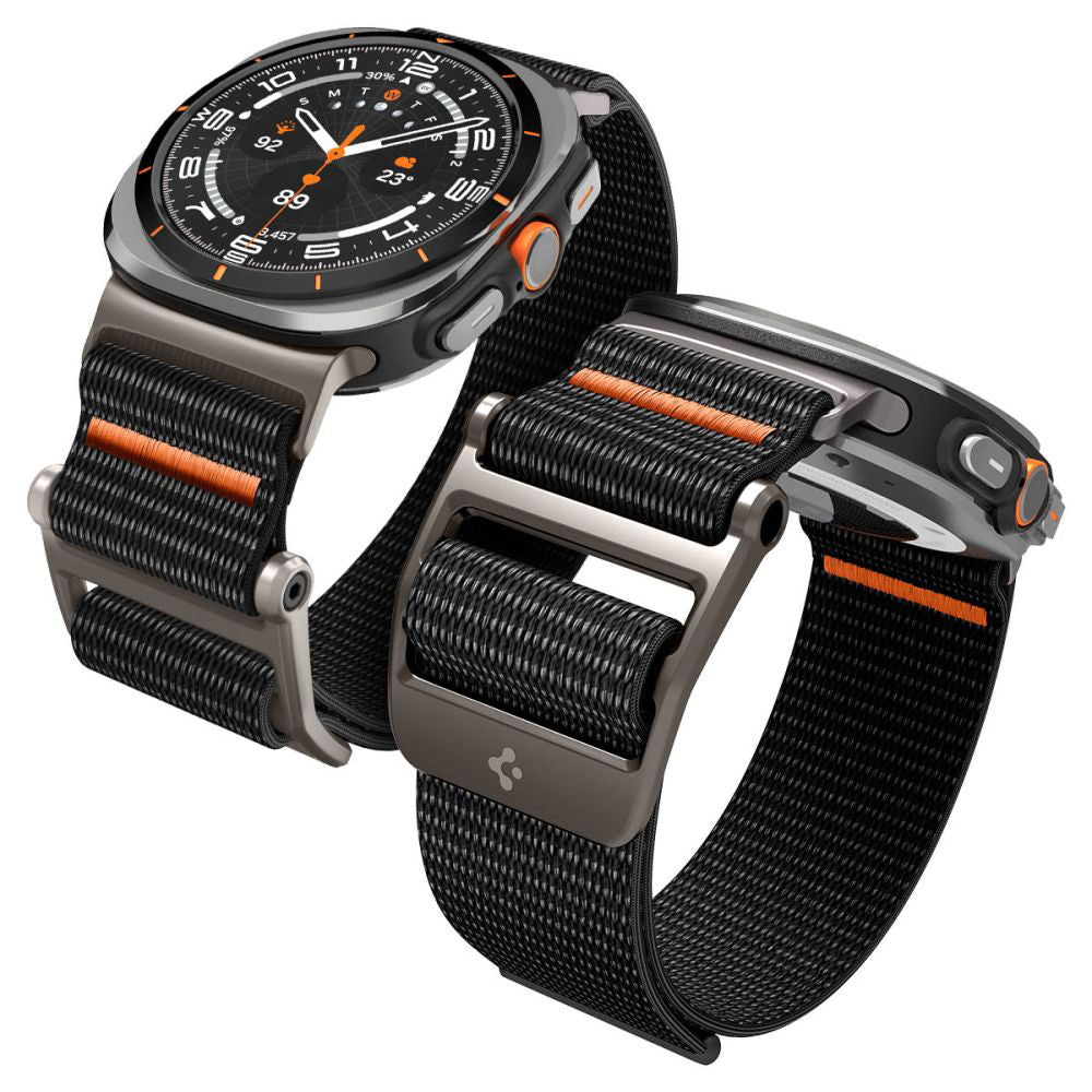 Λουράκι Spigen DuraPro Flex για Samsung Galaxy Watch Ultra, Μαύρο AMP08773