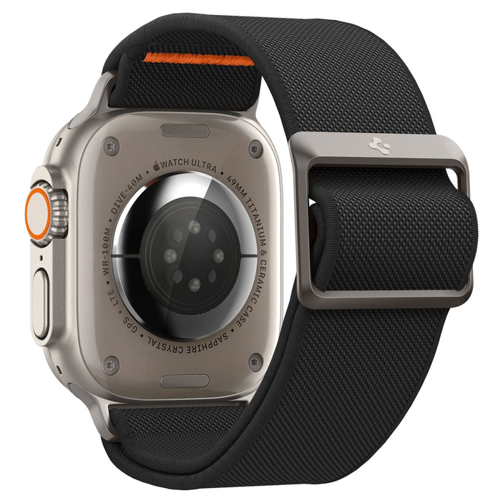 Λουράκι Spigen Fit Lite Ultra για Apple Watch 49mm / 46mm / 45mm / 44mm / 42mm Series, Μαύρο AMP05983