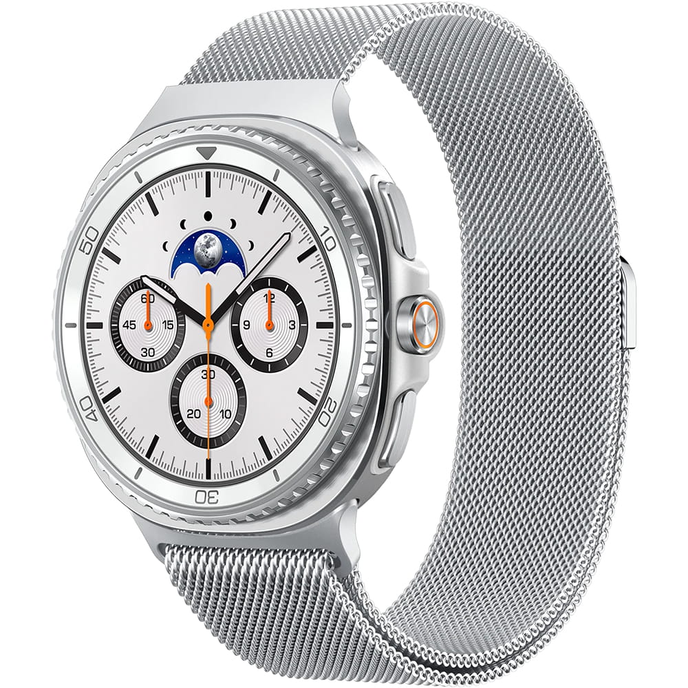 Λουράκι Spigen Metal Fit για Samsung Galaxy Watch9 / Watch8 / Watch8 Classic Series, Ασημί AMP10121