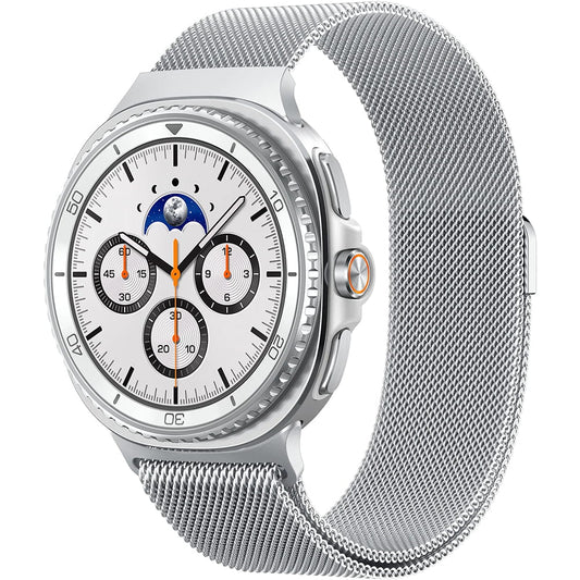 Λουράκι Spigen Metal Fit για Samsung Galaxy Watch9 / Watch8 / Watch8 Classic Series, Ασημί AMP10121