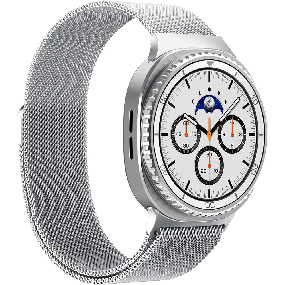 Λουράκι Spigen Metal Fit για Samsung Galaxy Watch9 / Watch8 / Watch8 Classic Series, Ασημί AMP10121