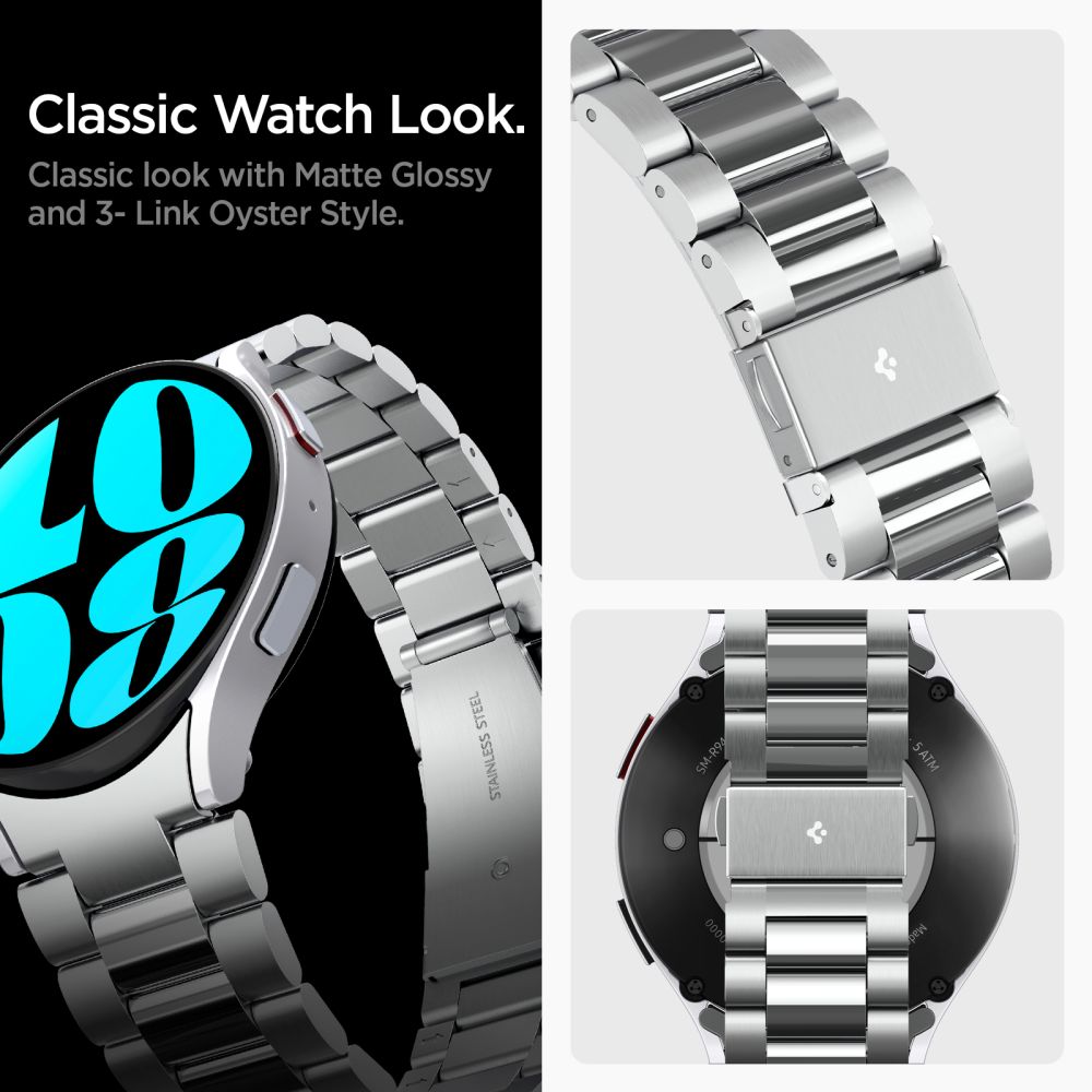Λουράκι Spigen Modern Fit για Samsung Galaxy Watch6 44mm, Ασημί