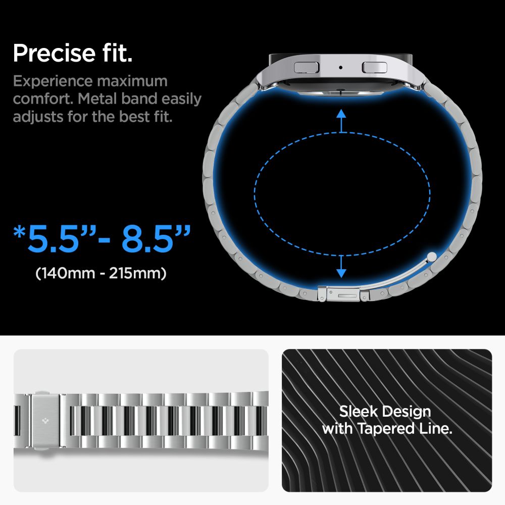 Λουράκι Spigen Modern Fit για Samsung Galaxy Watch6 44mm, Ασημί