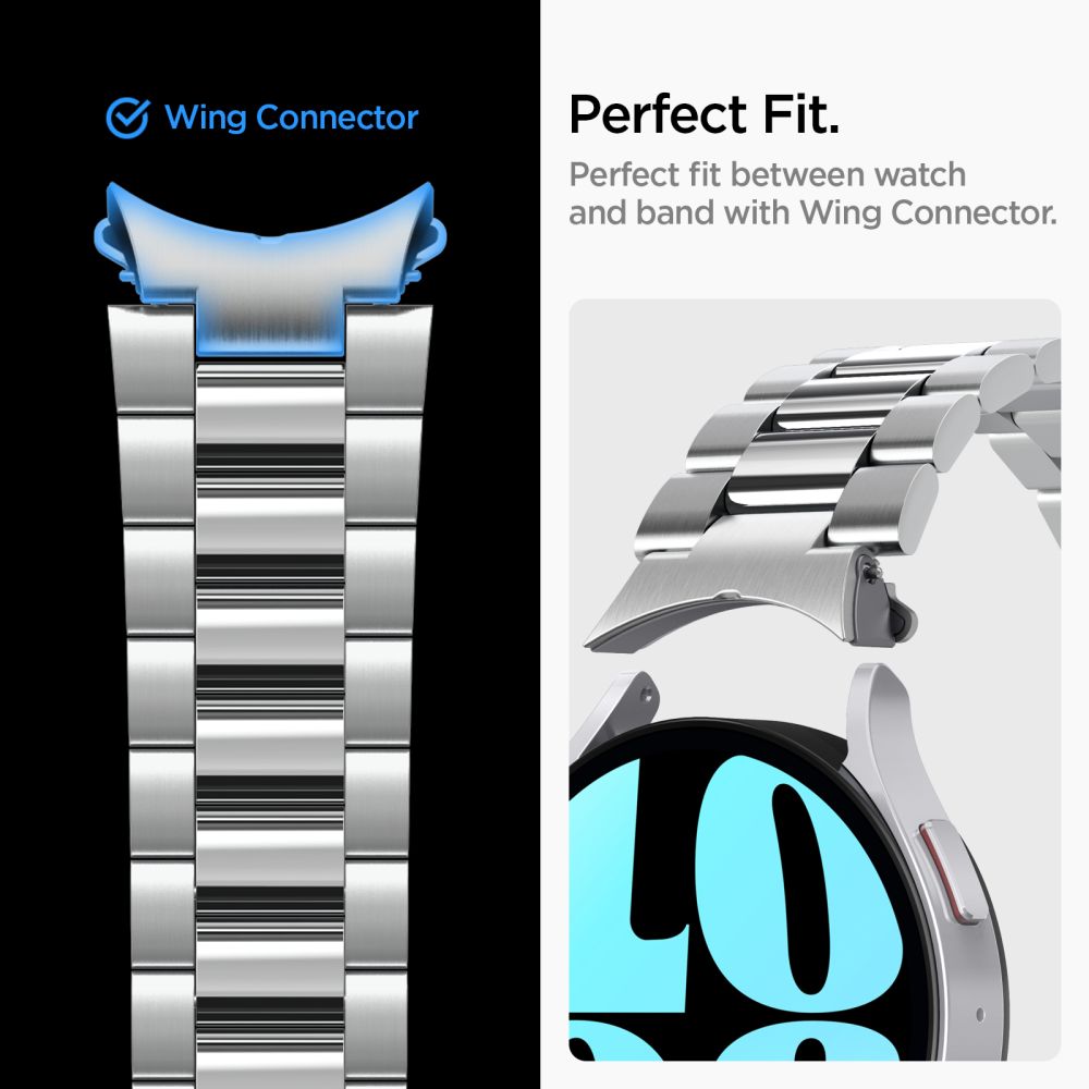 Λουράκι Spigen Modern Fit για Samsung Galaxy Watch6 44mm, Ασημί