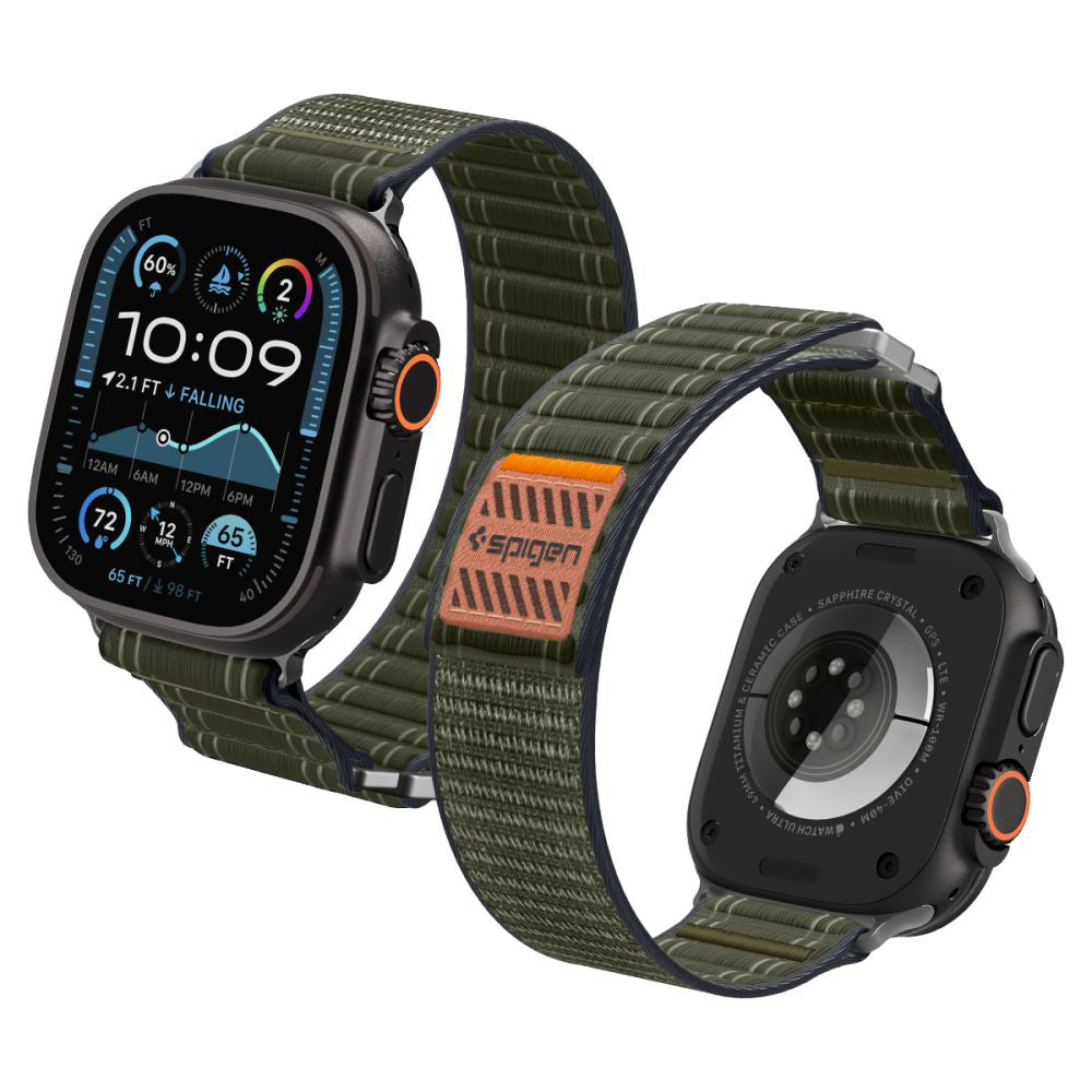 Λουράκι Spigen WBF0 για Apple Watch 49mm / 46mm / 45mm / 44mm Series, Πράσινο AMP10142