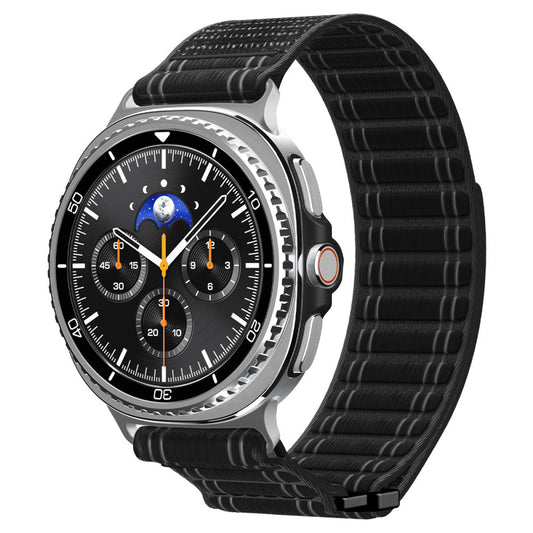 Λουράκι Spigen WBF0 για Samsung Galaxy Watch8 / Watch8 Classic Series, Μαύρο