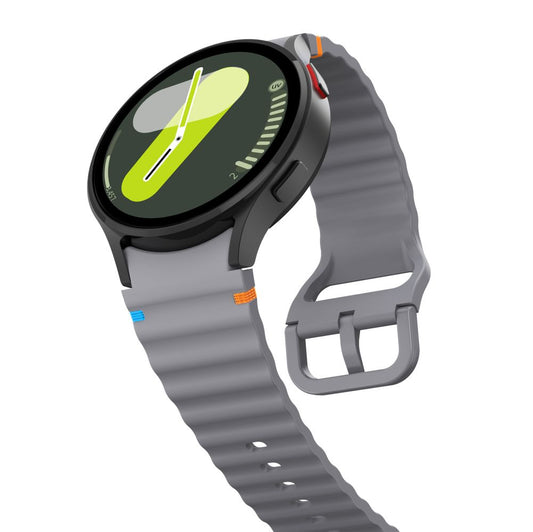 Tech-Protect Αθλητικό λουράκι σιλικόνης για Samsung Galaxy Watch7 / Watch FE / Watch6 / Watch5 / Watch4 Series, Γκρι