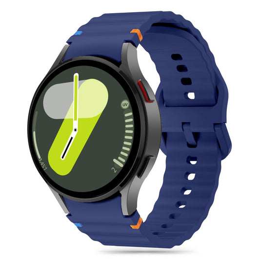 Tech-Protect Αθλητικό λουράκι σιλικόνης για Samsung Galaxy Watch7 / Watch FE / Watch6 / Watch5 / Watch4 Series, Ναυτικό μπλε
