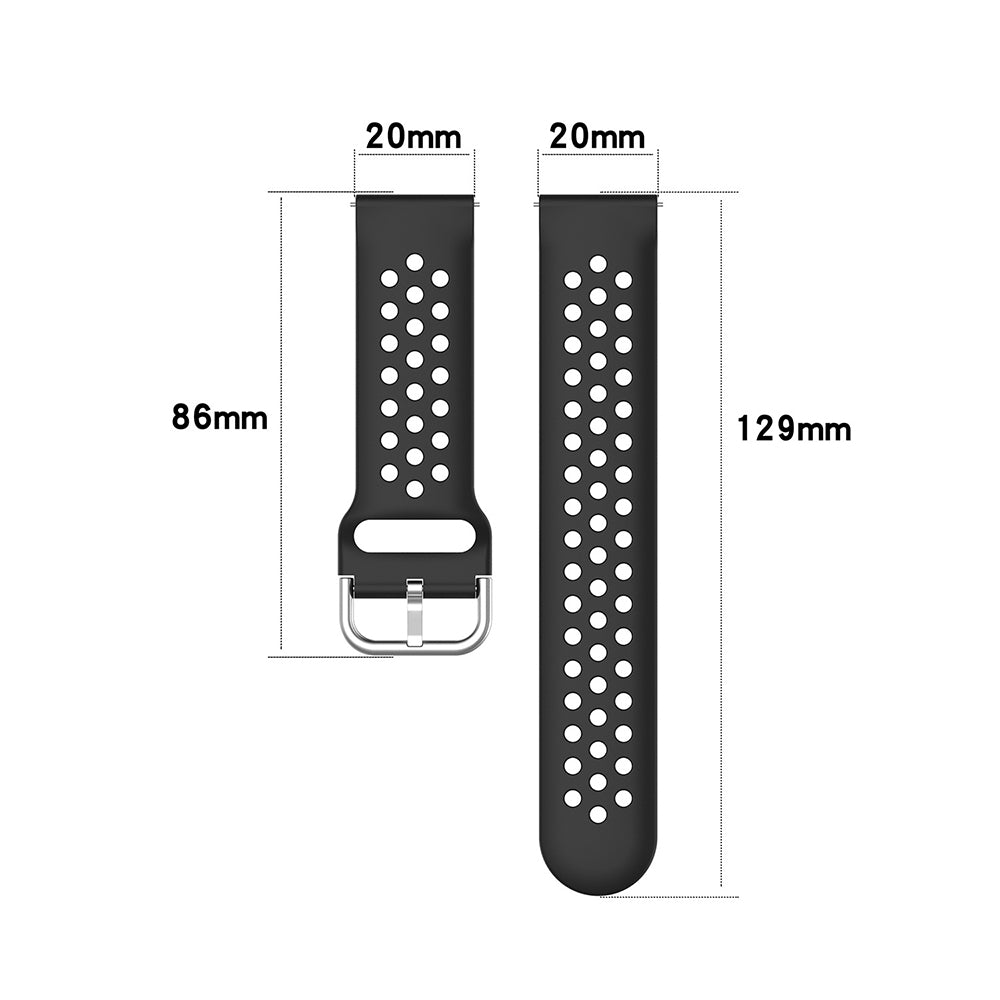 Λουράκι Techsuit W004 για Samsung Galaxy Watch / Huawei Watch Series, 20mm, Ροζ