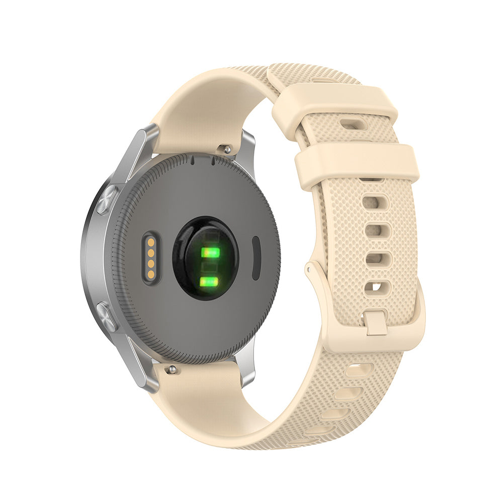 Techsuit W006 Strap for Huawei Watch / Garmin Watch Series, 18mm, Cream