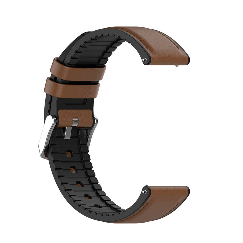 Λουράκι Techsuit W007 για Samsung Galaxy Watch / Huawei Watch Series, 20mm, Καφέ