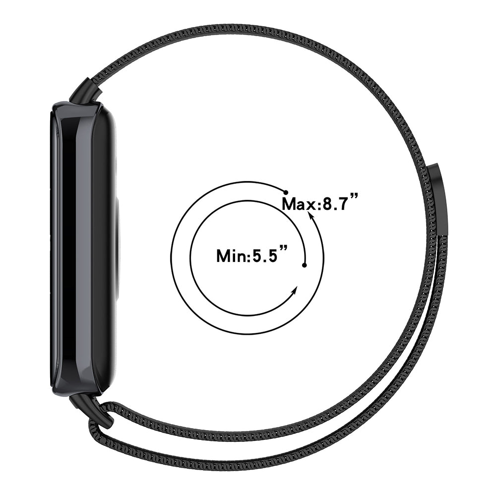 Λουράκι Techsuit W009 για Honor Band 9, Μαύρο