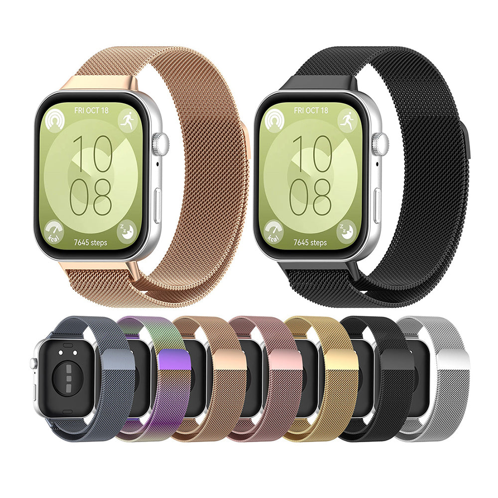 Λουράκι Techsuit W009 για Huawei Watch Fit 4 Pro / Fit 4 / Fit 3, Ροζ Χρυσό