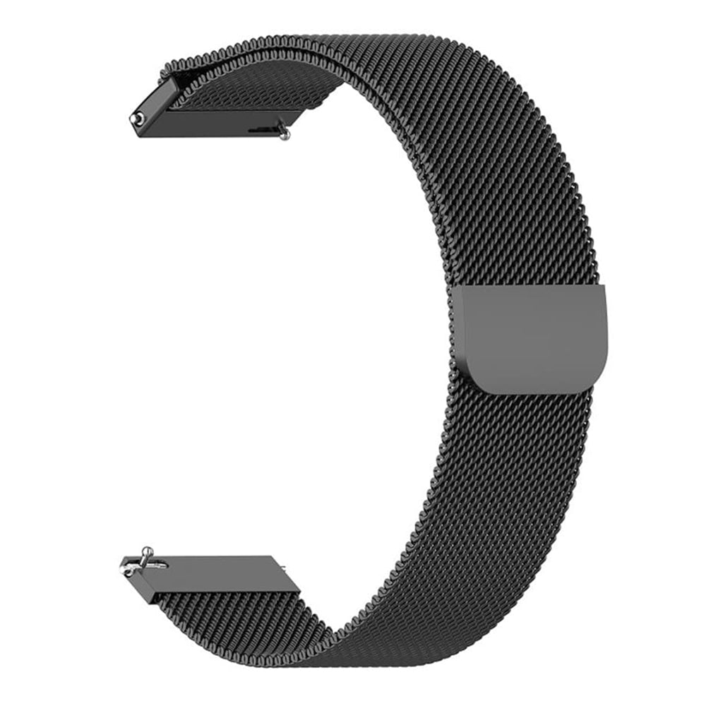 Λουράκι Techsuit W009 για Huawei Watch / Garmin Watch Series, 18mm, Μαύρο