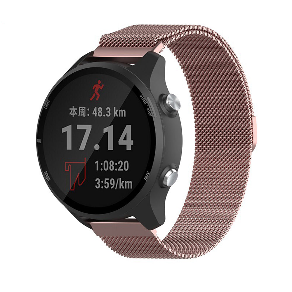 Λουράκι Techsuit W009 για Huawei Watch / Garmin Watch Series, 18mm, Ροζ Χρυσό