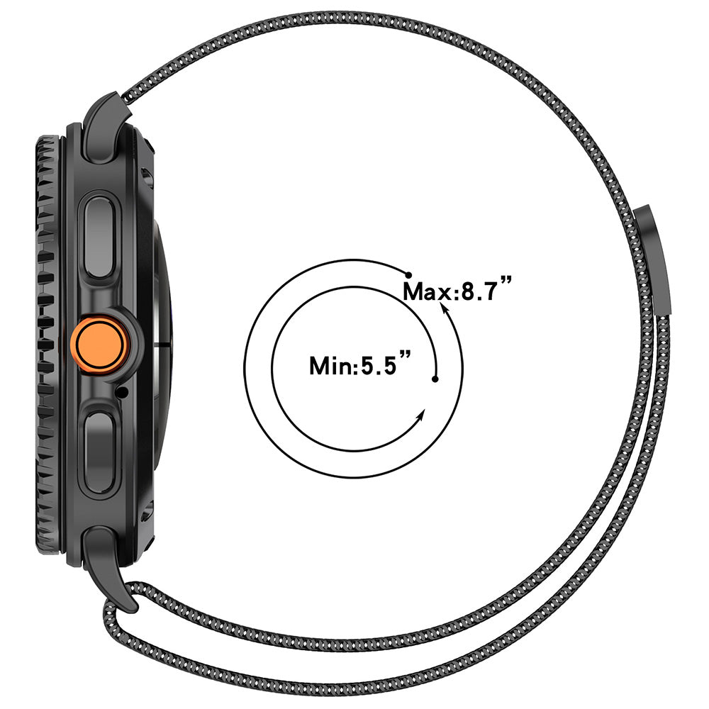 Λουράκι Techsuit W009 για Samsung Galaxy Watch8 / Watch8 Classic Series, Μπεζ