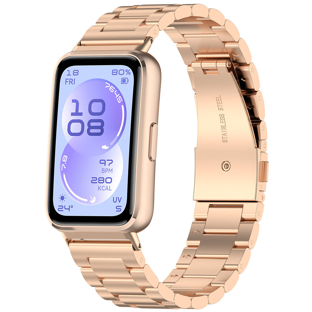 Λουράκι Techsuit W010 για Huawei Band 11 / 11 Pro, Ροζ