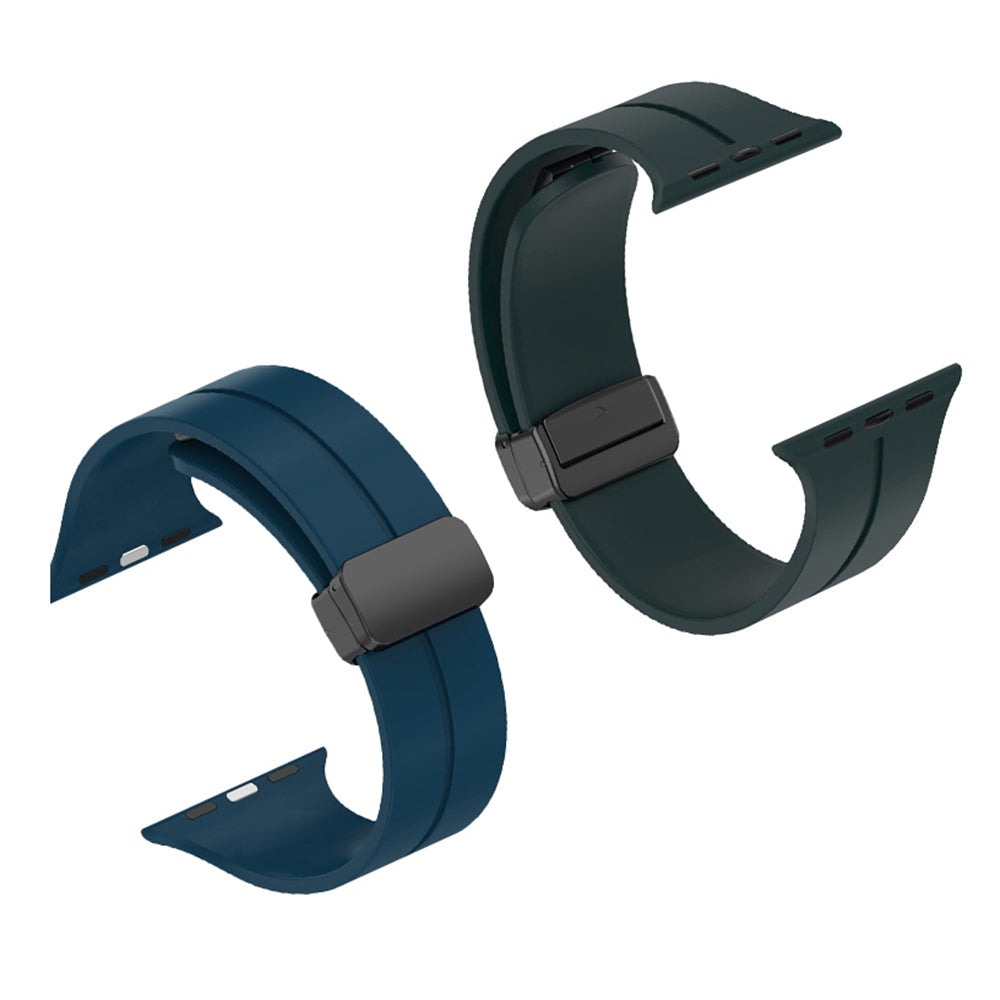 Λουράκι Techsuit W011 για Apple Watch 49mm / 46mm / 45mm / 44mm / 42mm Series, Μαύρο