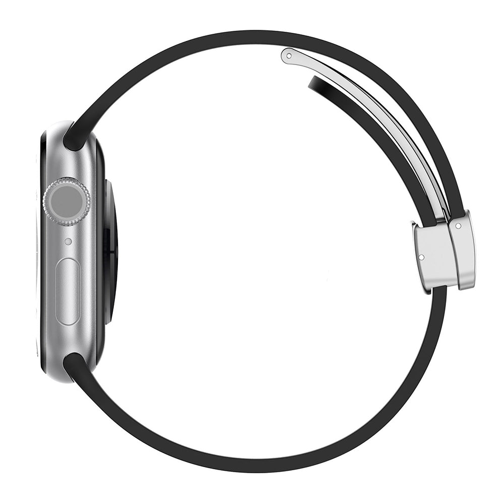 Λουράκι Techsuit W011 για Apple Watch 49mm / 46mm / 45mm / 44mm / 42mm Series, Μαύρο