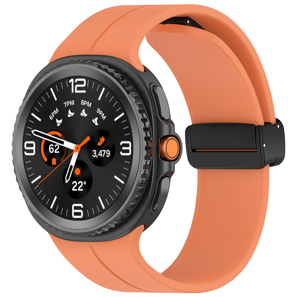 Λουράκι Techsuit W011 για Samsung Galaxy Watch 8 Classic / Watch8 44mm / Watch 8 40mm, Πορτοκαλί