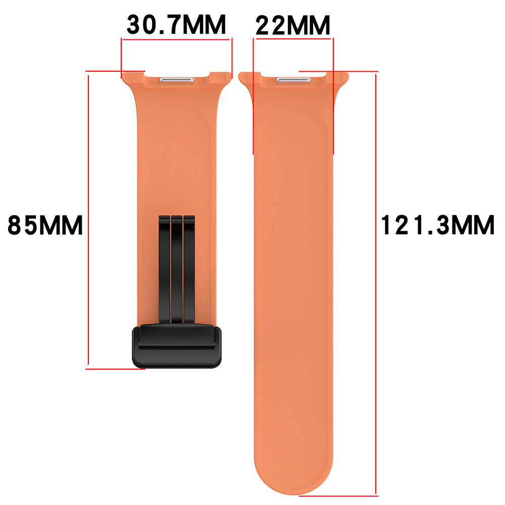Λουράκι Techsuit W011 για Samsung Galaxy Watch 8 Classic / Watch8 44mm / Watch 8 40mm, Πορτοκαλί