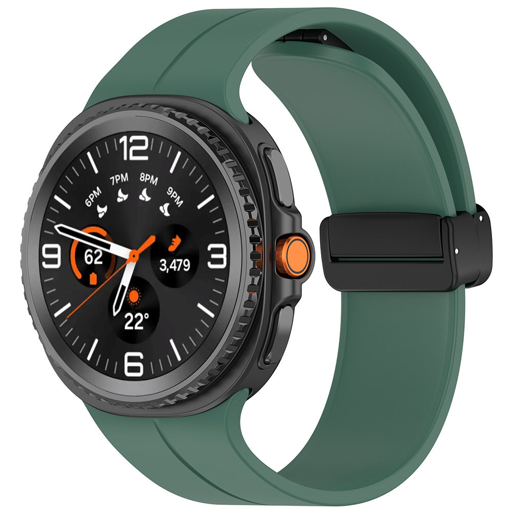 Λουράκι Techsuit W011 για Samsung Galaxy Watch8 / Watch8 Classic Series, Σκούρο Πράσινο