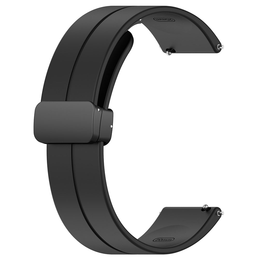 Techsuit W011 Strap for Samsung Galaxy Watch / Huawei Watch Series, 20mm, Black