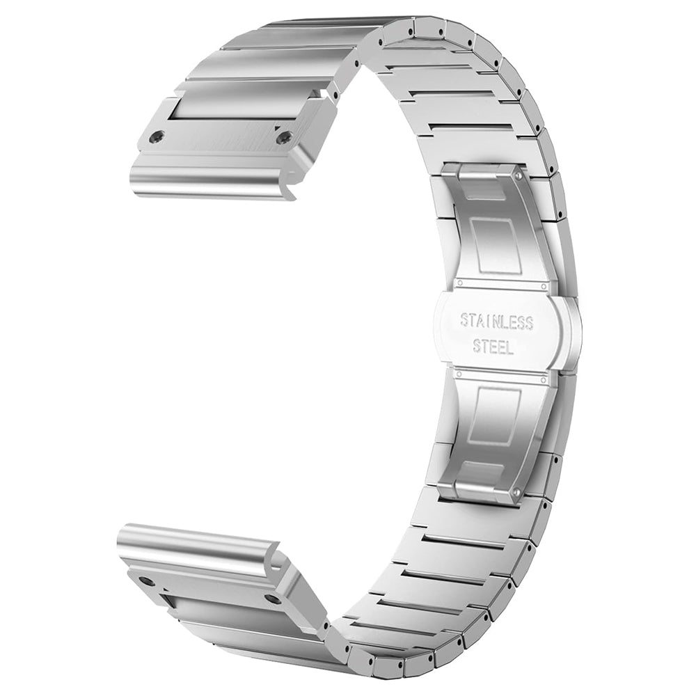 Λουράκι Techsuit W012 για Garmin Watch Fenix / Forerunner Series, 22mm, Ασημί