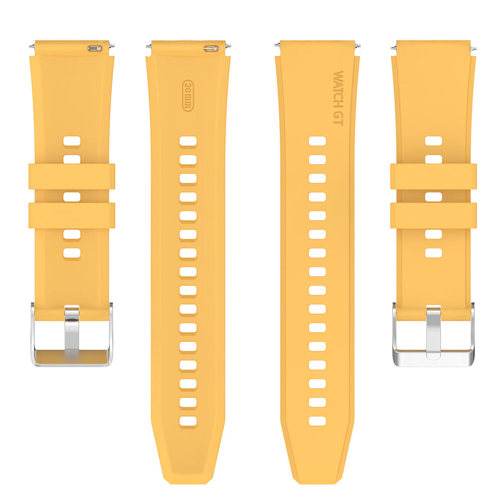 Λουράκι Techsuit W026 για Huawei Watch / Xiaomi Watch Series, 22mm, Κίτρινο