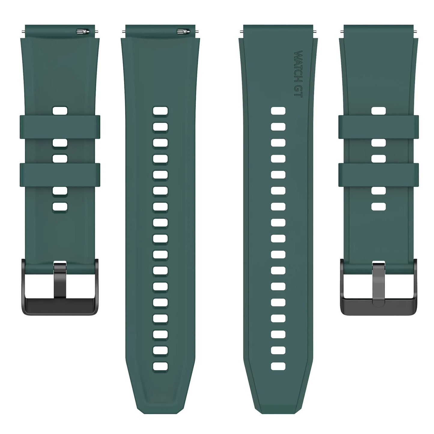 Λουράκι Techsuit W026 για Samsung Galaxy Watch / Huawei Watch Series, 20mm, Σκούρο Πράσινο