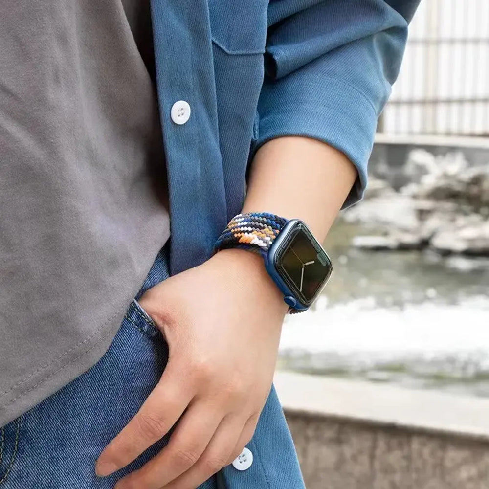 Λουράκι Techsuit W032 για Apple Watch 42mm / 41mm / 40mm / 38mm Series, Μπλε Ναυτικό