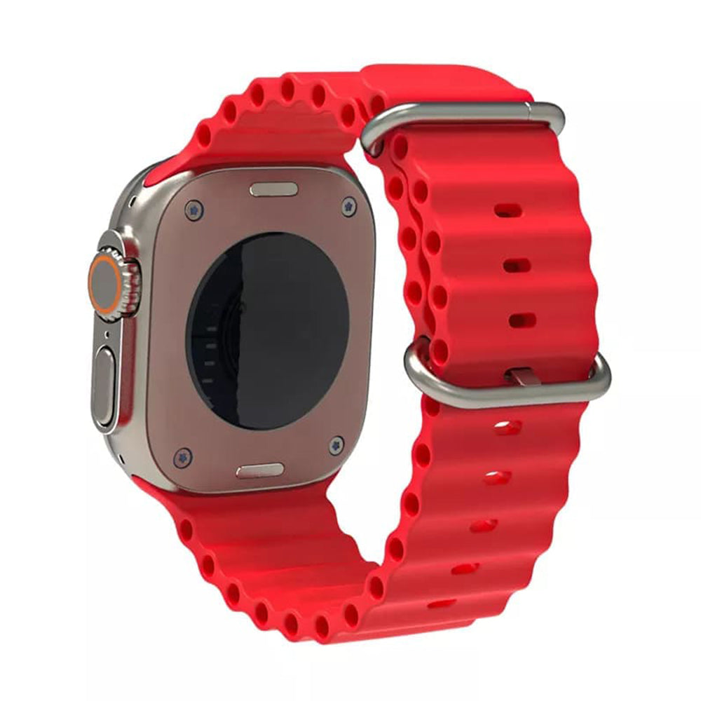 Λουράκι Techsuit W038 για Apple Watch 49mm / 46mm / 45mm / 44mm / 42mm Series, Σκούρο Ροζ