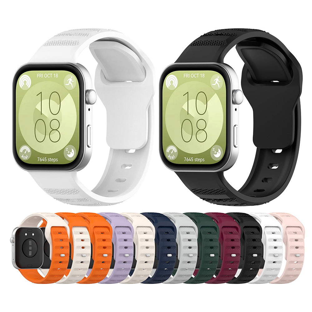 Λουράκι Techsuit W050 για Huawei Watch Fit 4 Pro / Fit 4 / Fit 3, Μαύρο