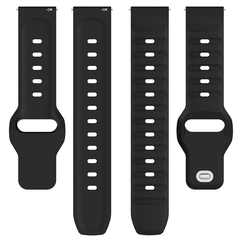 Λουράκι Techsuit W050 για Huawei Watch / Xiaomi Watch Series, 22mm, Μαύρο
