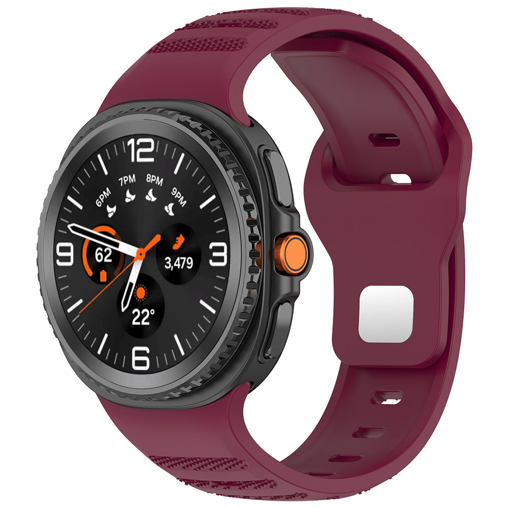 Techsuit W050 Strap for Samsung Galaxy Watch8 / Watch8 Classic Series, Burgundy