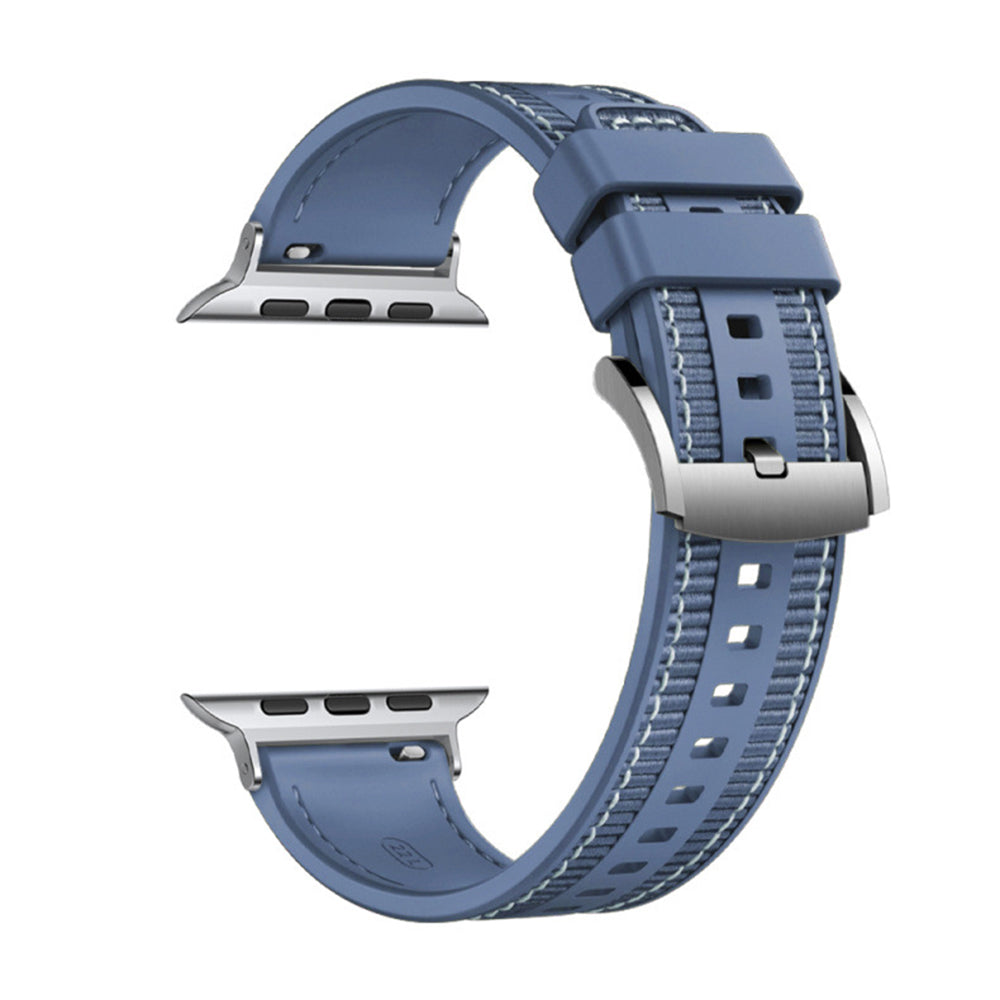 Λουράκι Techsuit W051 για Apple Watch 49mm / 46mm / 45mm / 44mm / 42mm Series, Σκούρο Μπλε